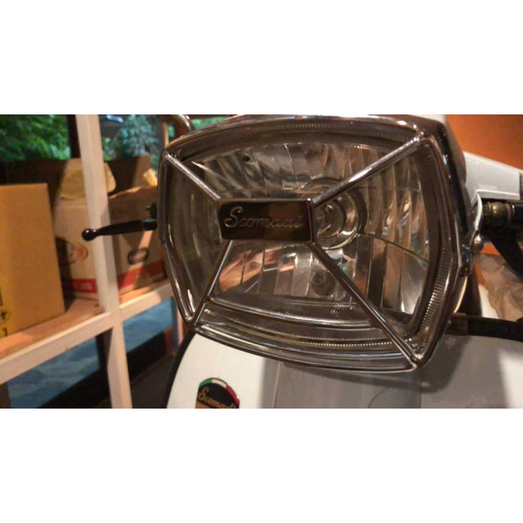 ตะแกรงแต่งไฟหน้าแท้ Scomadi TL125 รุ่นคาบู