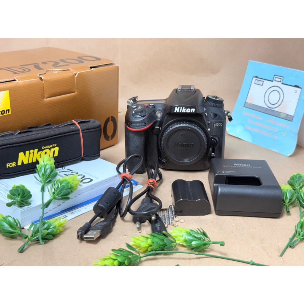 Body Nikon d7200 มี WIFI ครลกล่อง