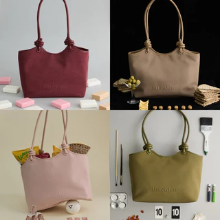 Littlewhitestore Everyday tote bag แถมใบเล็กทุกสี