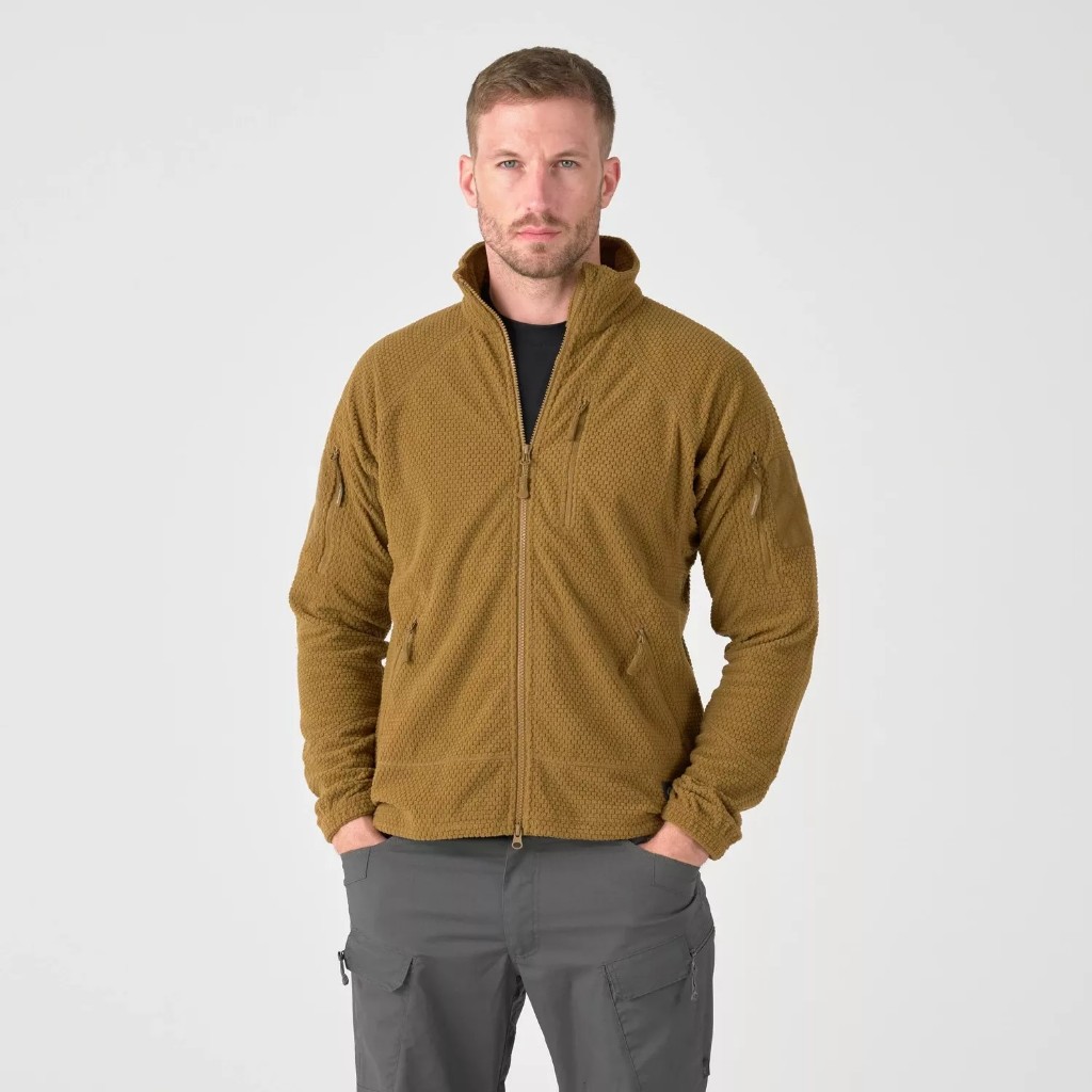 เสื้อแจ็คเก็ต HELIKON-TEX - ALPHA TACTICAL JACKET - GRID FLEECE