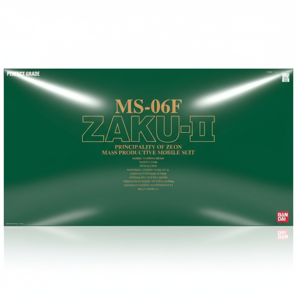 PG 1/60 MS-06F Zaku II มือ 1 กล่องคม Mint Logo แดง สำหรับสายสะสม (ขอดูสินค้าจริงได้)
