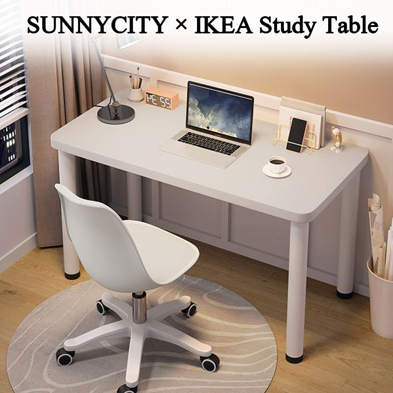 ถูกที่สุด IKEA โต๊ะมินิมอล โต๊ะคอมพิวเตอร์ โมเดิร์น โต๊ะทานอาหาร เอนกประสงค์ สามารถใช้ในห้องนอนเมื่อแต่งหน้าได้