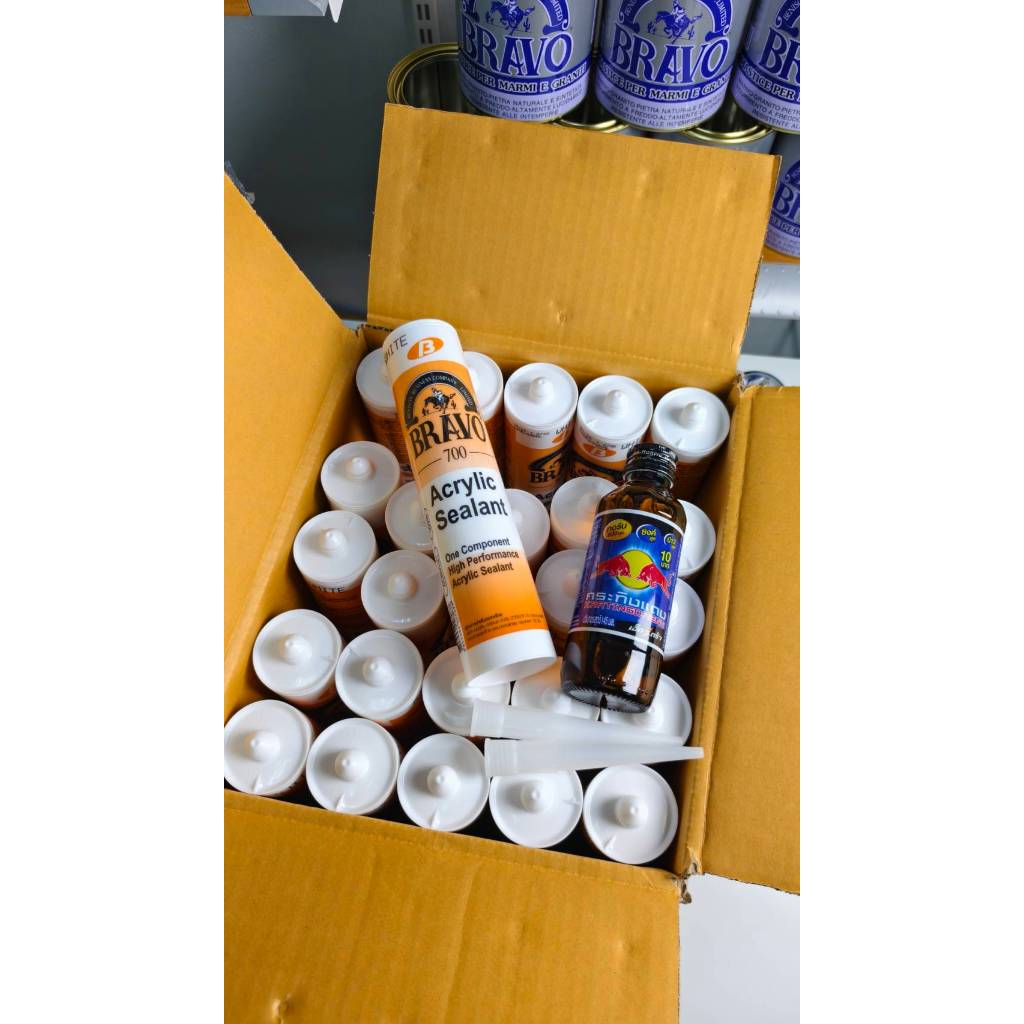 BRAVO700 by Fixdee อะคริลิคซีลแลนท์ อุดรอยแตกร้าวทุกพื้นผิว ทาสีทับได้ เก็บงานสวย พร้อมส่ง - รูปที่ 4