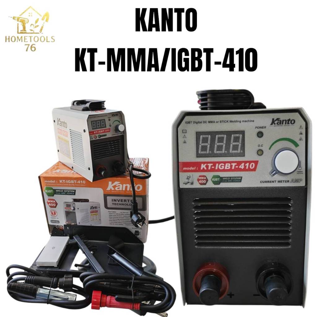 KANTO ตู้เชื่อม Inverter 400 Amp อุปกรณ์ครบ พร้อมใช้งาน รุ่น KT-IGBT-410  Inverter