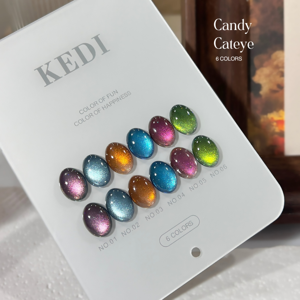 แยกขวด KEDI Cateye Candy  9D สีเจลแคทอาย