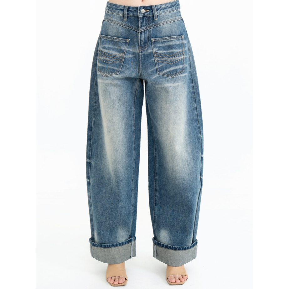 Pania Turnaround Jeans in Union wash แพนญากางเกงยีนส์รุ่นเทิร์นอะราวด์สียูเนี่ยนวอช