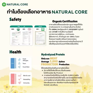 Natural Core ECO 9b Senior อาหารเม็ดสุนัขสูงวัย เกรดออร์แกนิก สูตรปลาแซลมอน นำเข้าจากเกาหลี🇰🇷