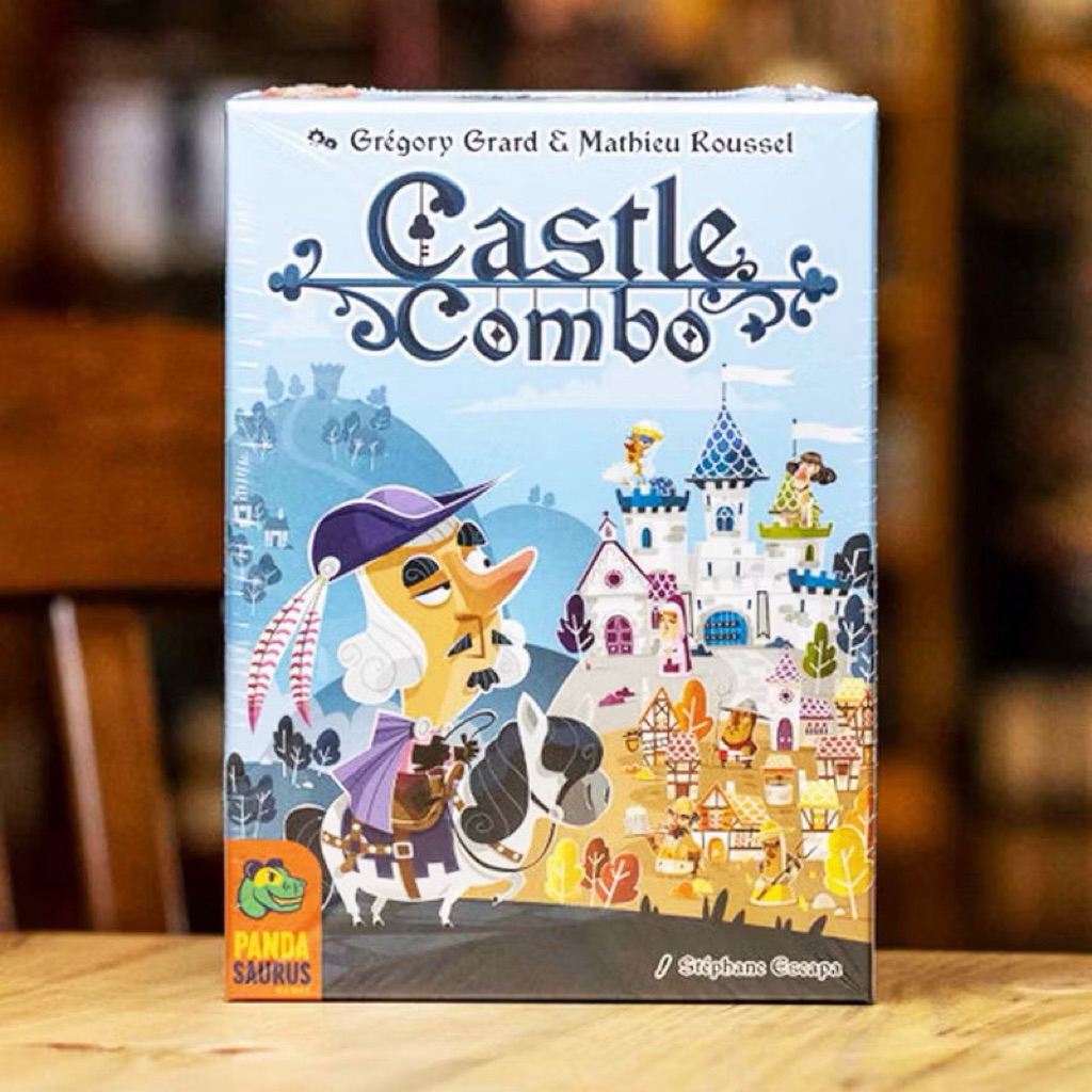 Castle Combo Board Game Card Placement ปราสาทคอมโบเกมกระดานการ์ดตําแหน่งเกมกลยุทธ์เกมครอบครัวที่แข่ง