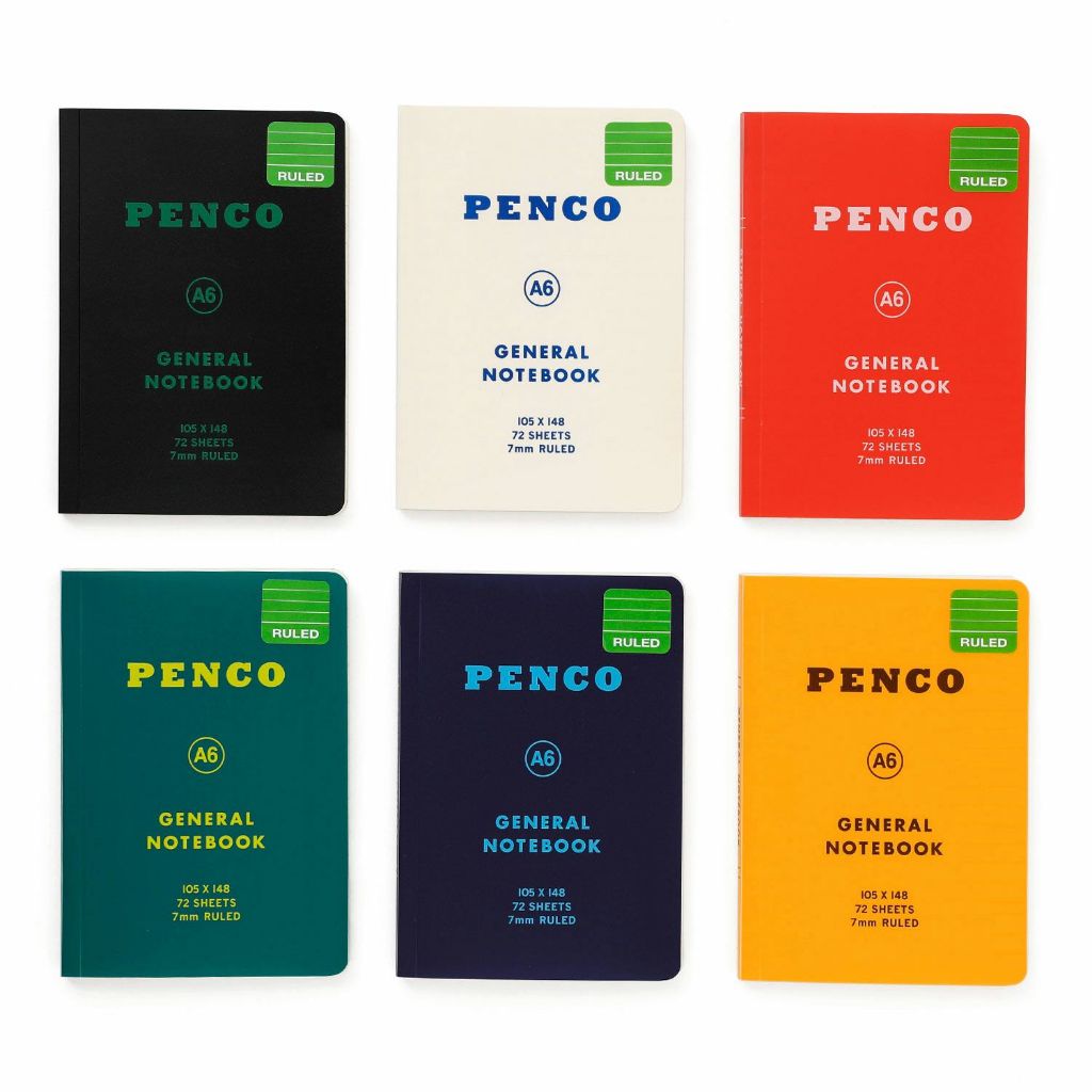 Penco Soft PP Notebook A6 Ruled (HCN178) / สมุดโน๊ต ปกอ่อน PP ขนาด A6 กระดาษแบบมีเส้น แบรนด์ Penco จากประเทศญี่ปุ่น