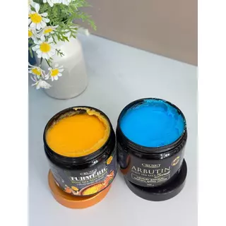 [Duo Plus] สครับเกลือสปาขัดผิวสูตรข้มข้น #AH Arbutin+700 ก. 1 กระปุก & Turmeric 700 ก. 1 กระปุก