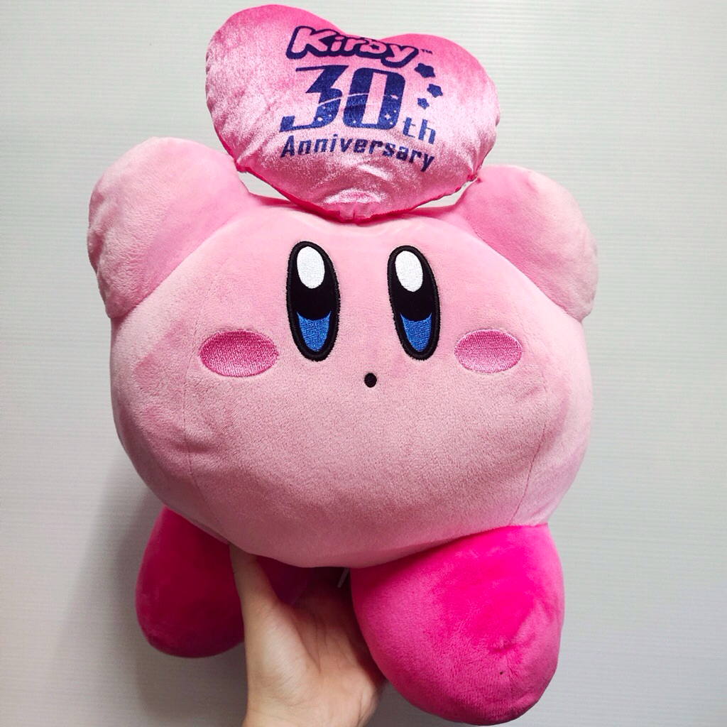 ตุ๊กตา เคอร์บี้ Kirby 30th Anniversary Pink Puffy Power Nintendo ครบรอบ 30 ปี SK JAPAN (มีป้าย) ญี่ป