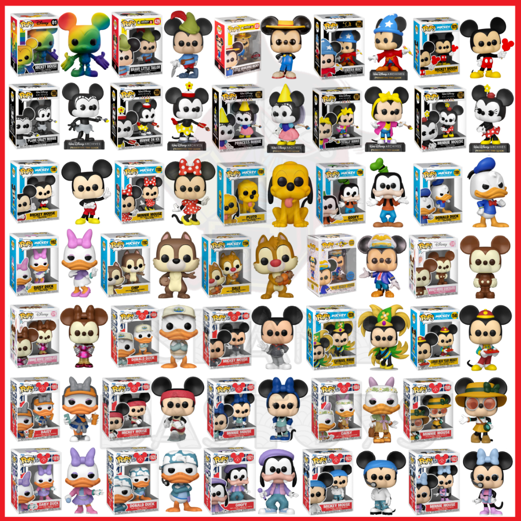 {PRE-ORDER} Funko Pop! DISNEY : Mickey Mouse ,Mickey and Friends, Minnie Mouse, Chocolate Easter, Fe