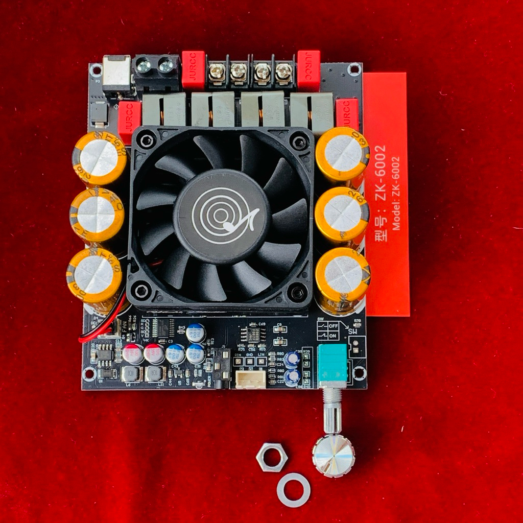 ZK 6002 TPA3255 เดิม บอร์ดขยายเสียง 600W*2  DC 18-50v แอมป์จิ๋ว ZK6002