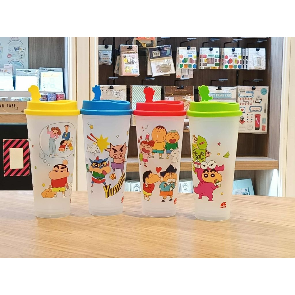 New! พร้อมส่ง แก้วน้ำShinchan x Fuku limited edition