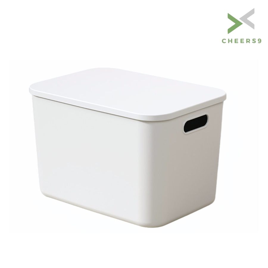 กล่องเก็บของพลาสติก กล่องใส่ของ กล่องเก็บของ storage box เก็บของได้เยอะ เคลื่อนย้ายได้สะดวก Cheers9