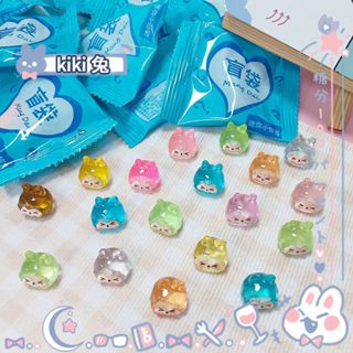 มินิกระต่าย KIKI, กระเป๋าตาบอดเรซิน, 3D, เครื่องประดับตั้งโต…