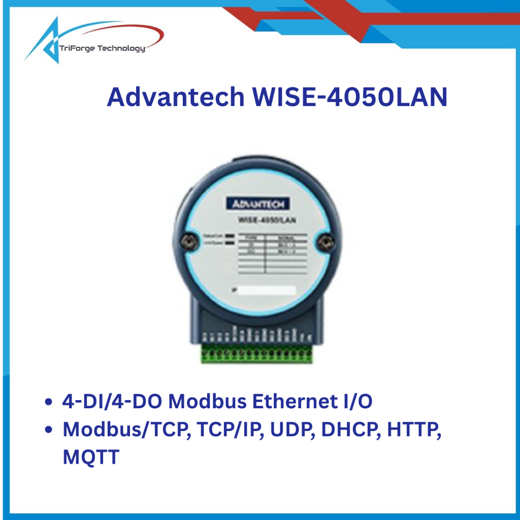 Advantech WISE-4050LAN 4DI/4DO Modbus Ethernet I/O