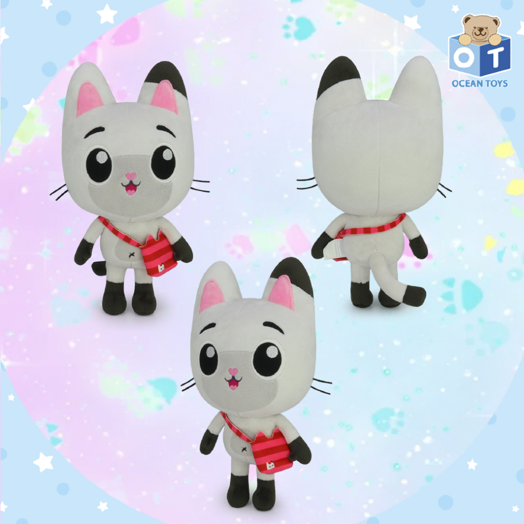 Gabby's Dollhouse ลิขสิทธิ์แท้ ตุ๊กตา Gabby และเพื่อนๆสุดน่ารัก /  Gabby /  Pandy / Mercat : ขนาด 9 นิ้ว - รูปที่ 4