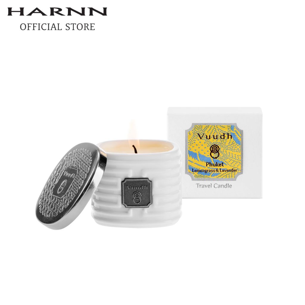 VUUDH PHUKET (LEMONGRASS & LAVENDER ) TRAVEL CANDLE 35 G