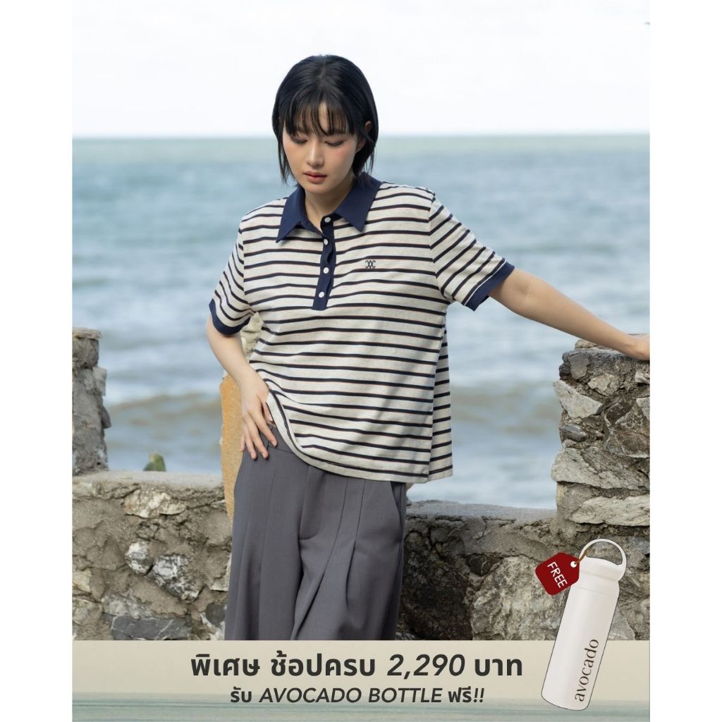 (พร้อมส่ง) Avo เสื้อโปโล Petty Polo