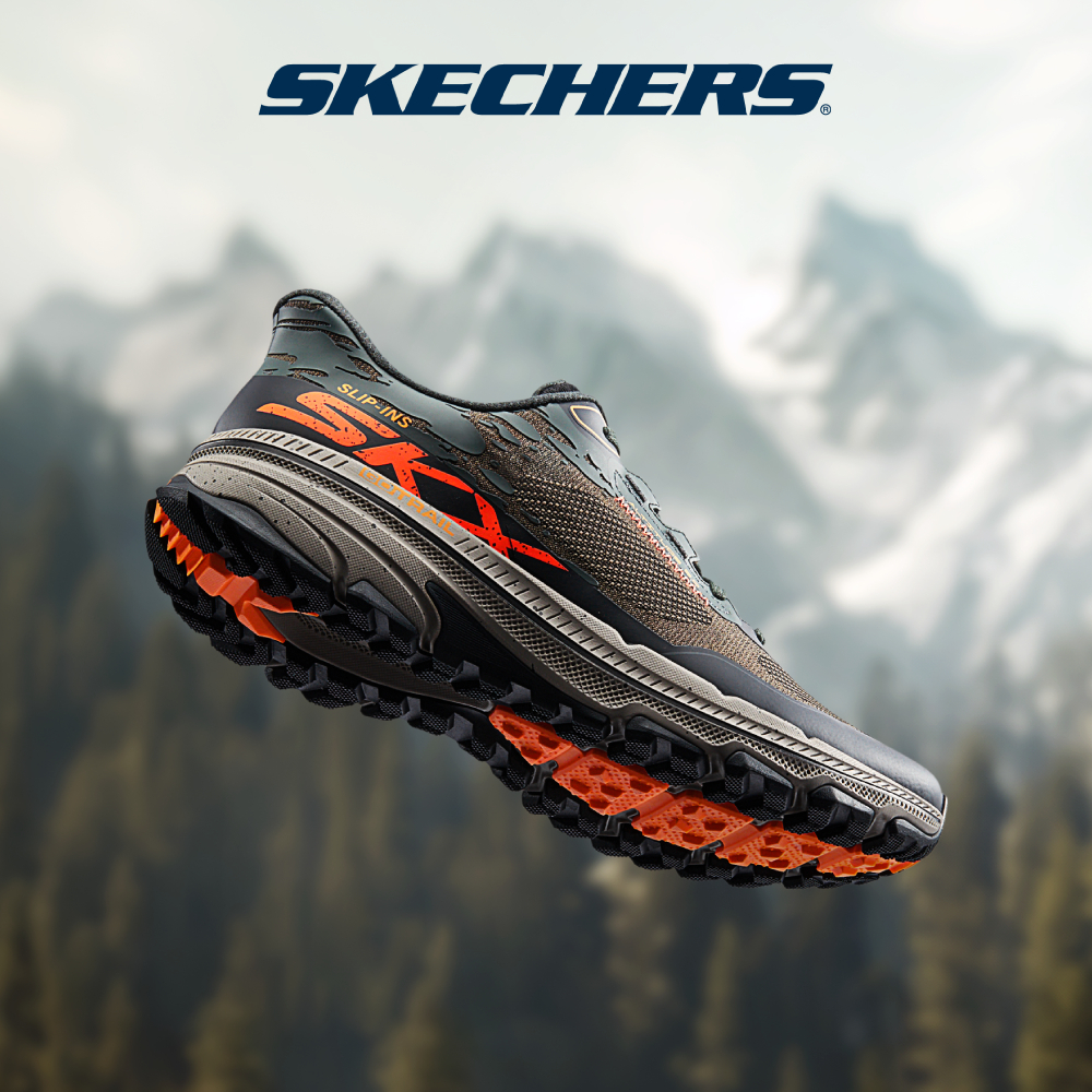Skechers สเก็ตเชอร์ส รองเท้าผู้ชาย Men GOrun Trail Alti2.0 Performance Shoes - 220761-OLV - Air-Cool