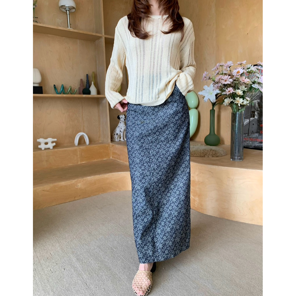 Charlotte irony | Eva Maxi Skirt ราคา ถูกที่สุด ดีลบีเคเค แกลเลอรีภาพที่ 3