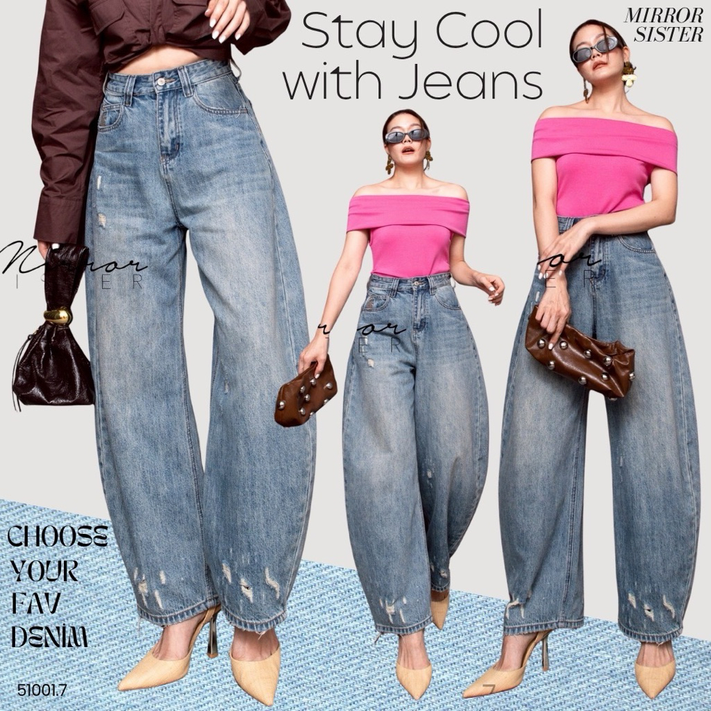 🌈🌿🌺🌸🌼💙 FRENCH TeRRy MoM JEANs••