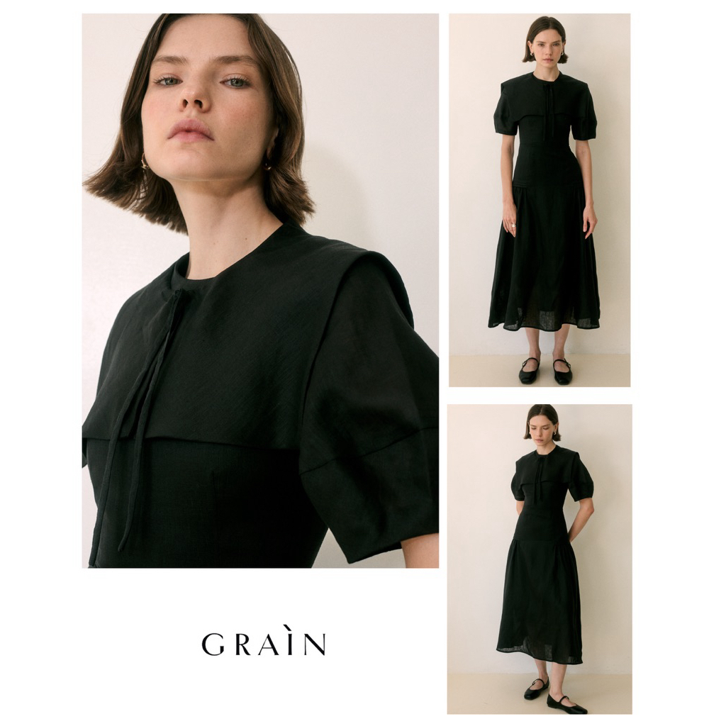 Mideer - all color ชุดผู้หญิง dress ลินิน linen ชุดยาว