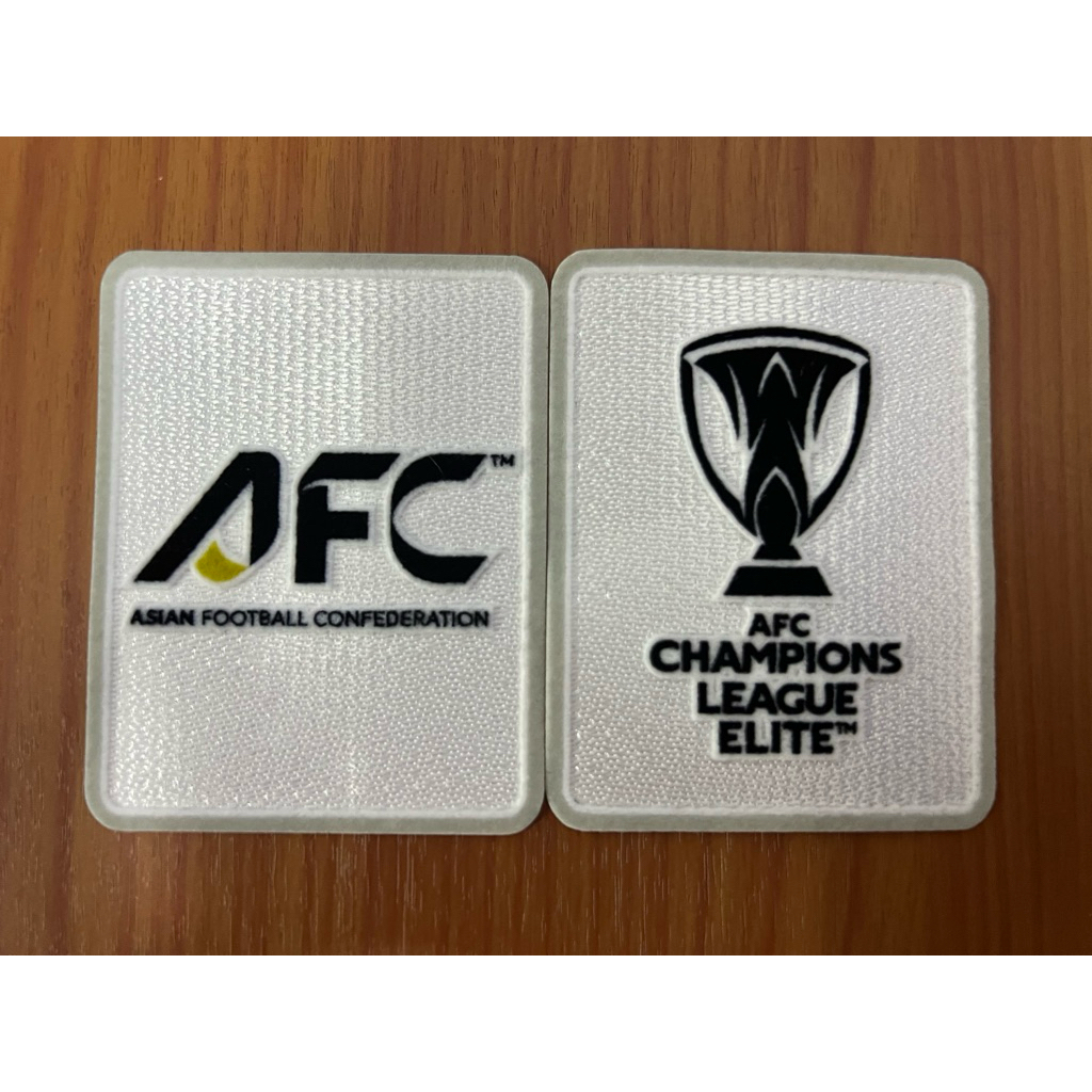 อาร์ม AFC&ACL ELITE 2025/26 AFC&AFC CHAMPION LEAGUE ELITE BADGE WHITE(งานนอก)