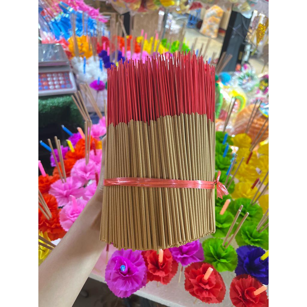 ธูป 1 กิโล ยาว 8 นิ้ว/20 ซม. ธูปทำดอกกระทง ธูปสั้น ธูปทำธูปเทียนกระทง