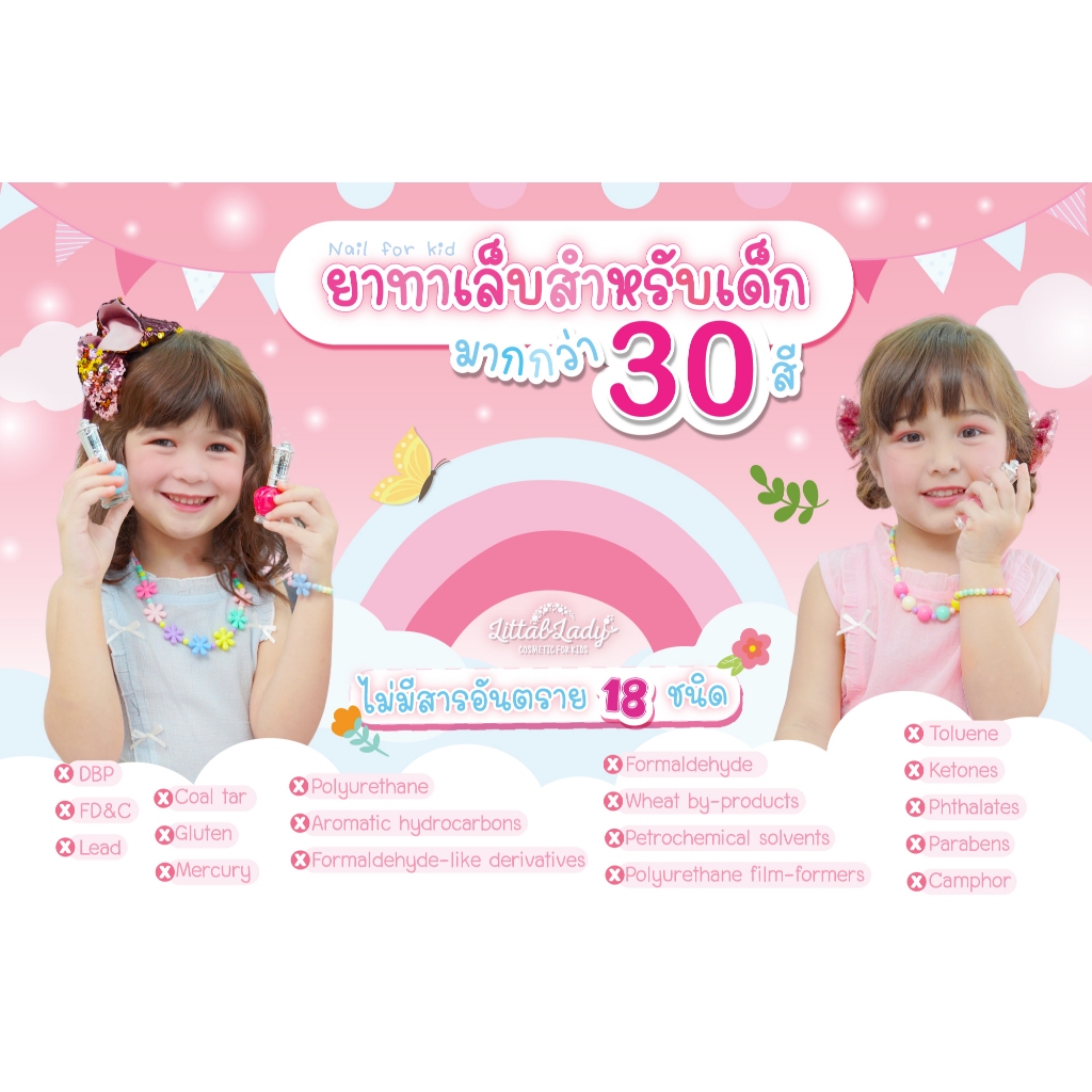 [ห้ามซื้อ]  ยาทาเล็บ ขนาด 5 ml. สำหรับเด็ก สุ่มสี (สินค้าสมนาคุณ สำหรับ ลูกค้าสมาชิกร้าน) - รูปที่ 2