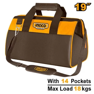 INGCO กระเป๋าใส่เครื่องมือช่าง ขนาด 13 นิ้ว รุ่น HTBG281328 | 16 นิ้ว รุ่น HTBG281628 19 นิ้ว รุ่น HTBG281928