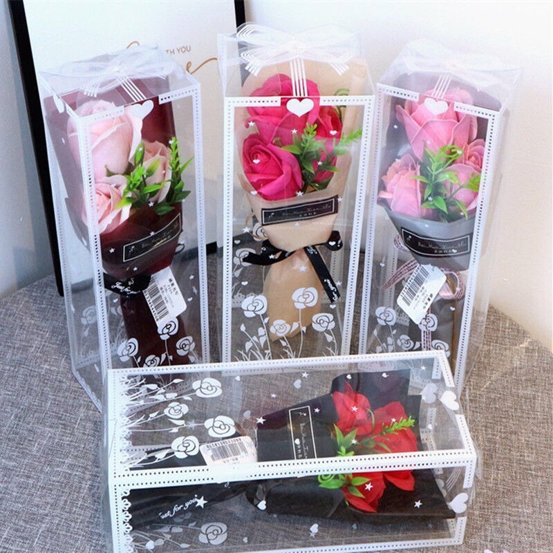 พร้อมส่ง ดอกกุหลาบพร้อมกล่อง สวยหอม
