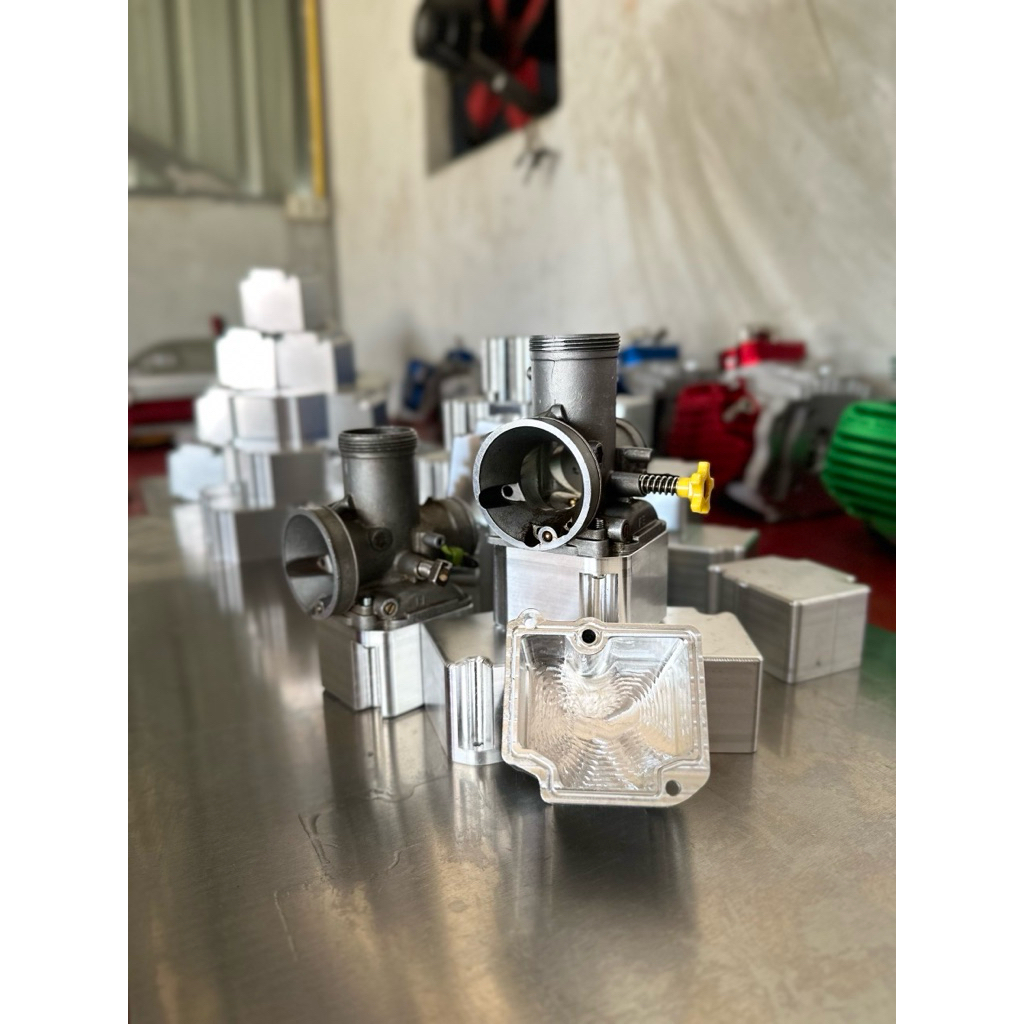 ถ้วยคาบู ถ้วยคาบูแก้มลิง บรรจุน้ำมันได้มากขึ้น50%-60% งานCNC อลูมิเนียมแท้100% (ควรติดตั้งโดยช่างที่ชำนาญ) - รูปที่ 3