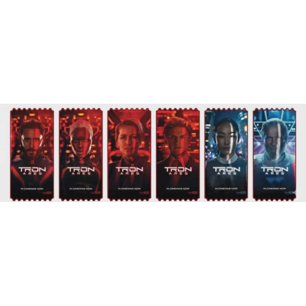 Collectible Ticket Tron Ares ทรอน แอรีส แท้จาก SF Cinema SF+ Collectible Ticket Tron Ares Tron 2 ทรอ