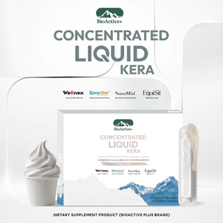 [ โปร 3 กล่อง] ไบโอแอคทีฟพลัส BioActive+ Concentrated Liquid Kera เคร่า ลดผมร่วง ผมเล็บแข็งแรง จำนวน 3 กล่อง มี 30 หลอด