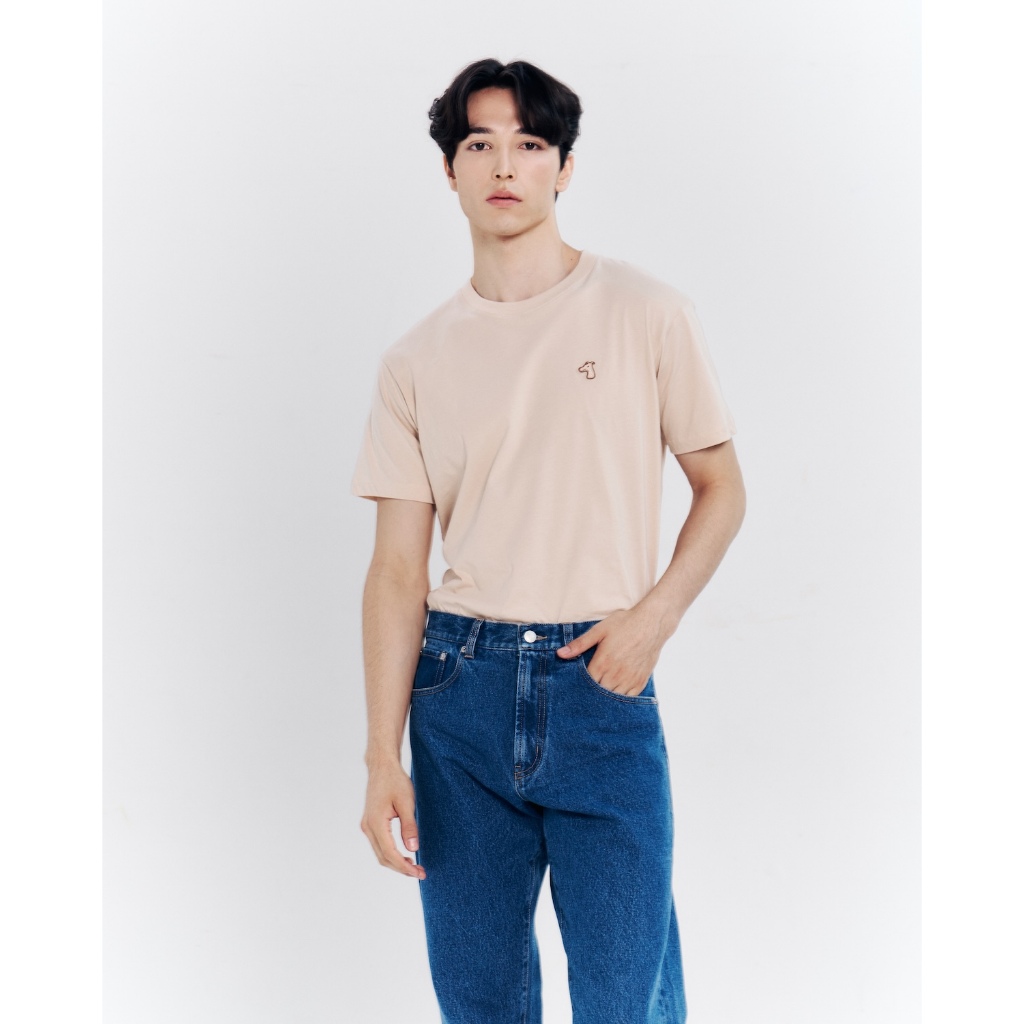 A25 CLASSIC FIT T-SHIRT WITH LOGO EMBROIDERED