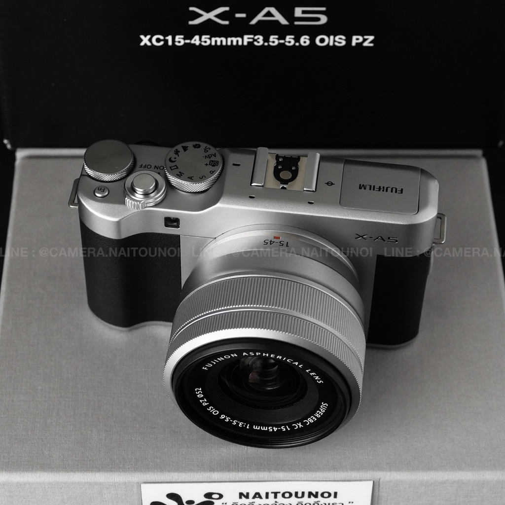 ( Used!! ) Fuji X-A5 Silver + Fuji XC 15-45 F3.5-5.6 OIS PZ < Mint+ >