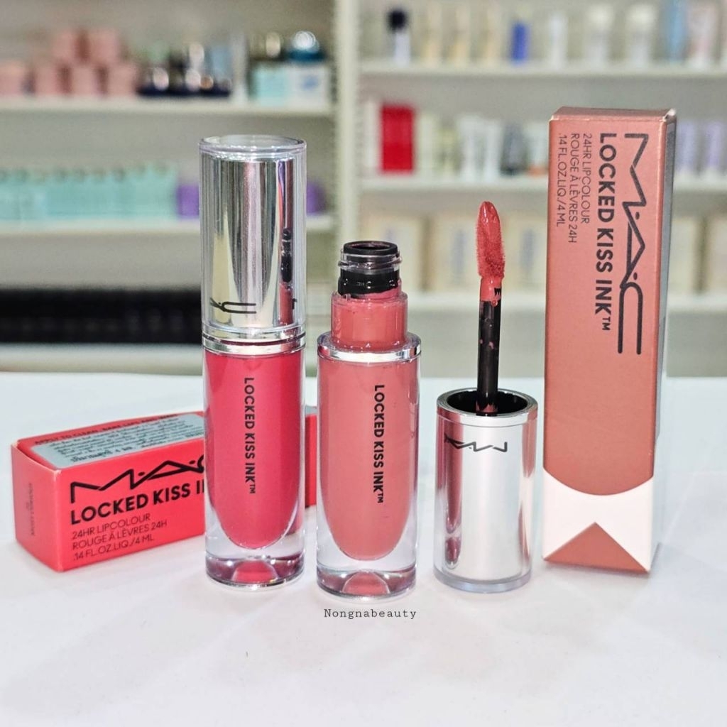 Mac Locked Kiss Ink 24Hr Lipcolour 4 ml. ของแท้ ป้ายไทย ลิปสติกสูตรติดทนที่สุดของ M.A.C