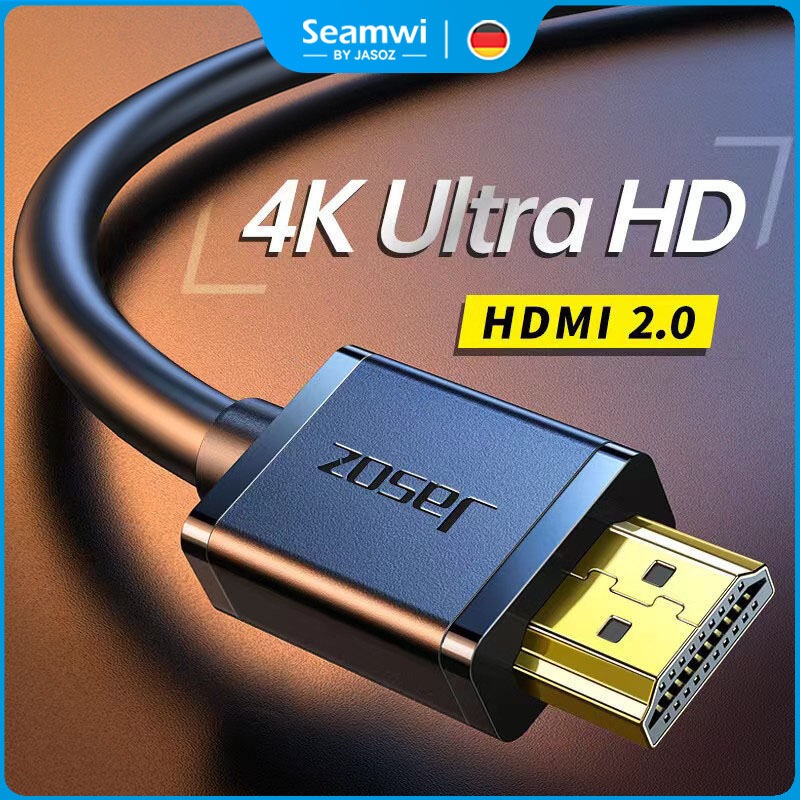 Seamwi สาย HDMI 2.0 4K Cable 60Hz 18Gbps HDR 3D Full HD แล็ปท็อป เดสก์ท็อป สวิตช์ โปรเจคเตอร์ ทีวี