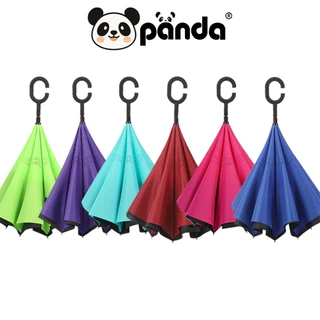 PANDA(ของแท้) ร่มกลับด้าน 2ชั้น ร่มขนาดใหญ่ ร่มกันแดด กันฝน กันแสงUV วัสดุแข็งแรง ด้ามจับทนทานพอดีมือ Umbrella