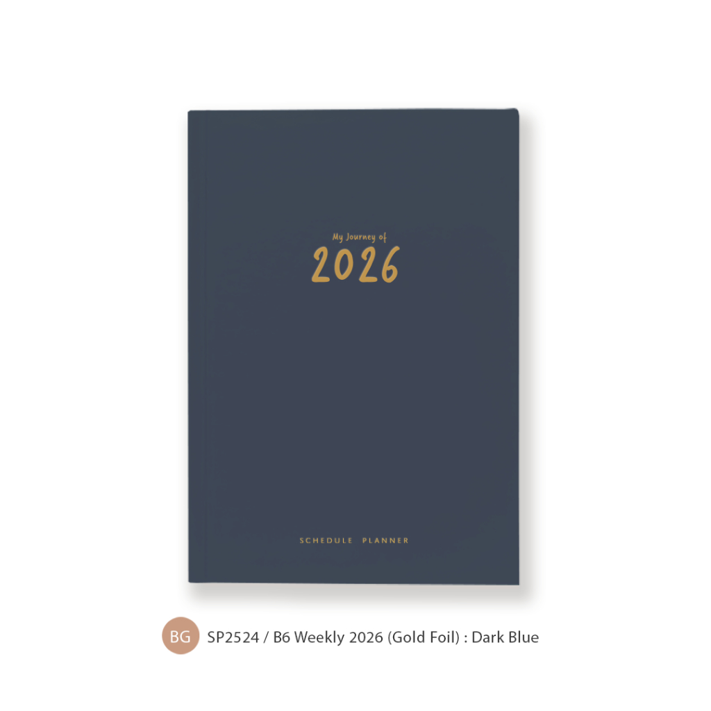 เลมอนซ์ : สมุดแพลนเนอร์รายสัปดาห์ 2026 รุ่นปกแข็ง : B6 : ทั้งหมด 4 สี
