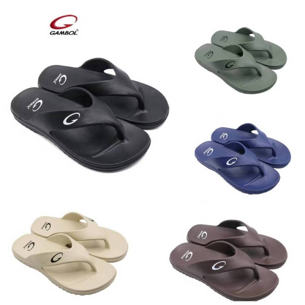 GAMBOL แกมโบล รองเท้าแตะหนีบชาย รุ่น GM41140 Size 39-44