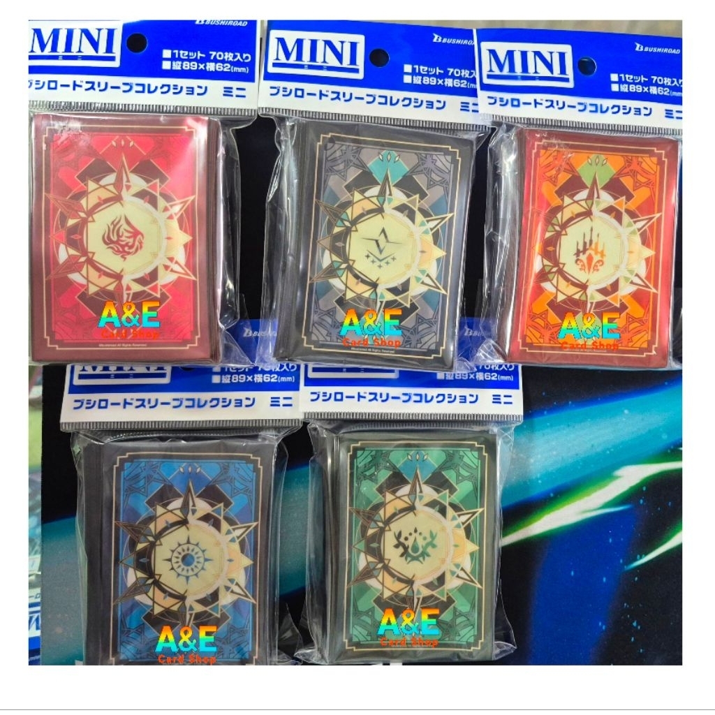 Vanguard Sleeve (JP) Nation (ล็อตปกติ) สีสดใส ทั้ง5เนชั่น