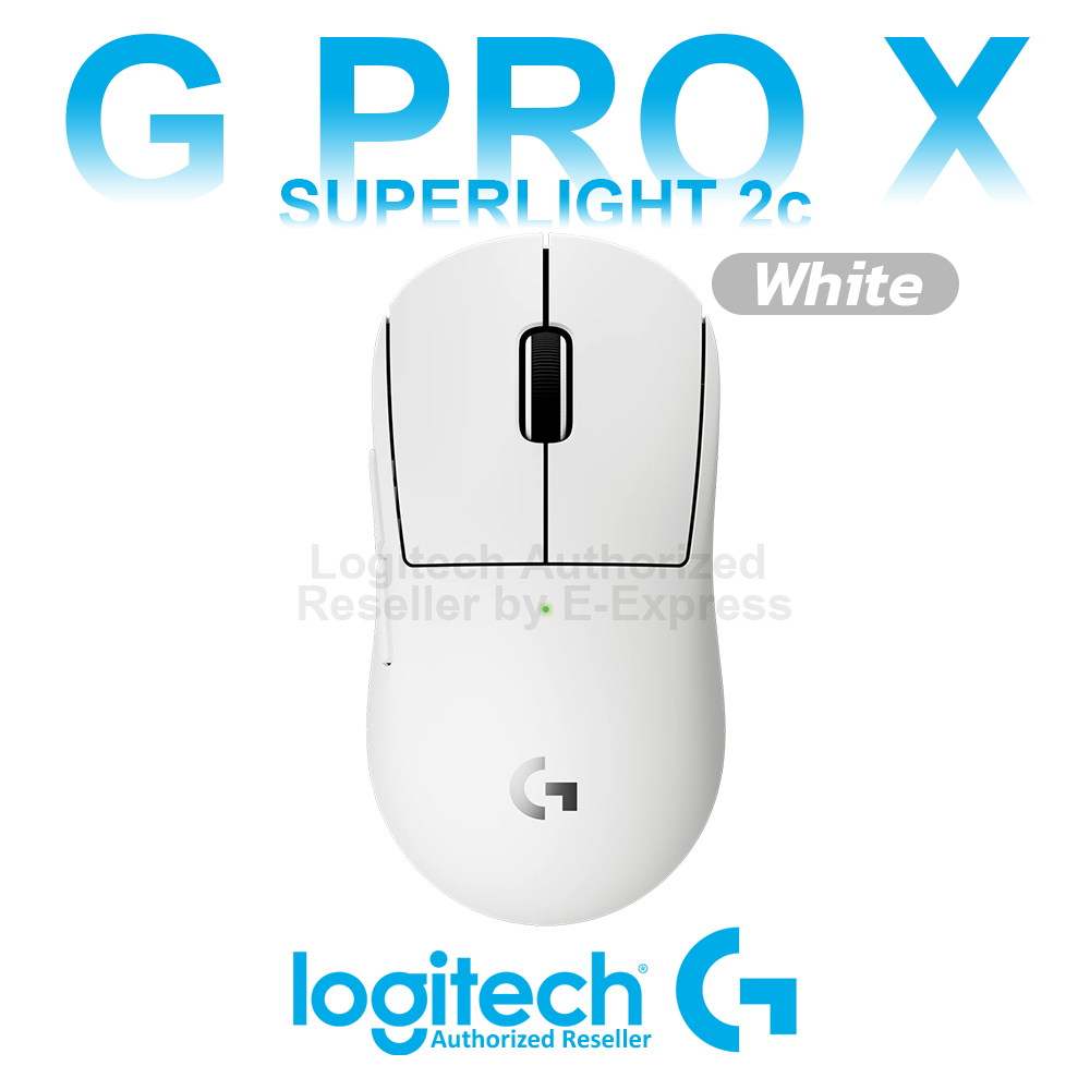 Logitech G PRO X Superlight 2c Lightspeed Mouse [White] เมาส์เกมมิ่ง ไร้สาย สีขาว ของแท้ ประกันศูนย์