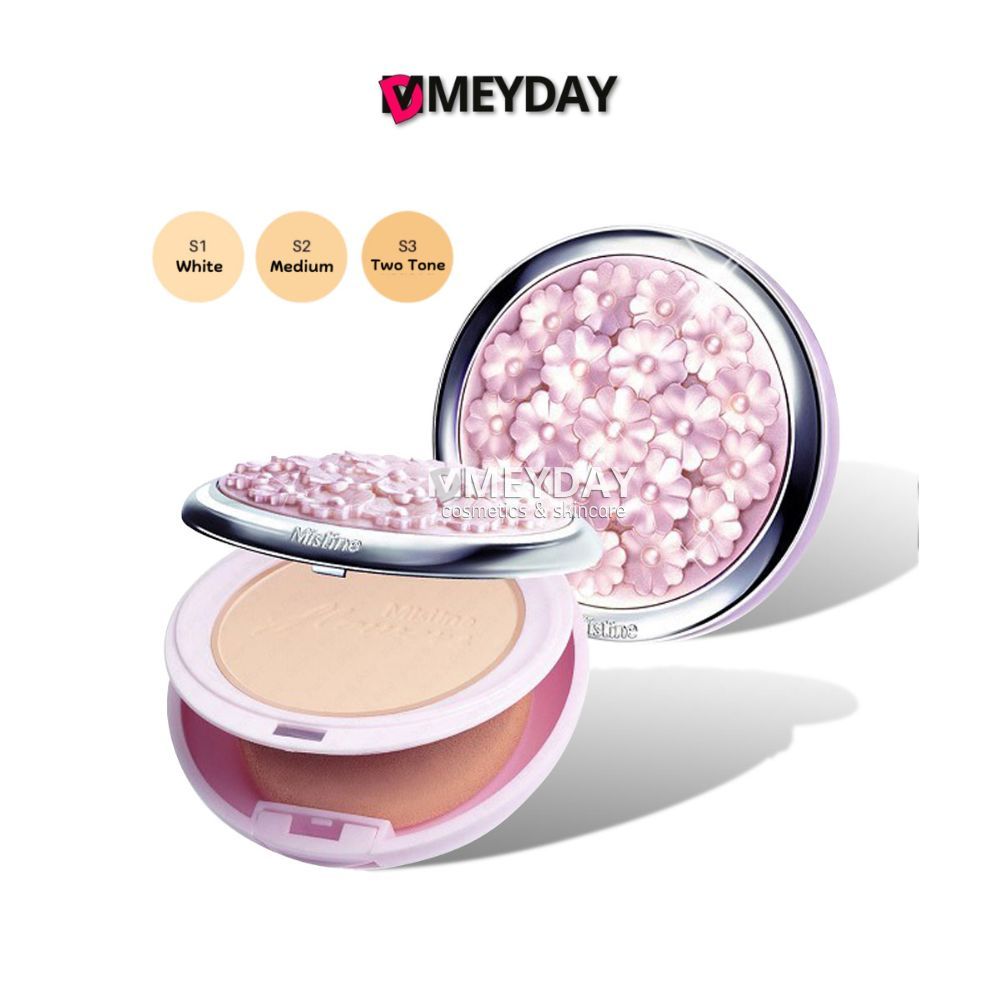 Mistine Flowers BB Powder SPF 25 PA++ มิสทิน ฟลาวเวอร์ บีบี เพาเดอร์ เอสพีเอฟ 25 พีเอ++ 10 กรัม