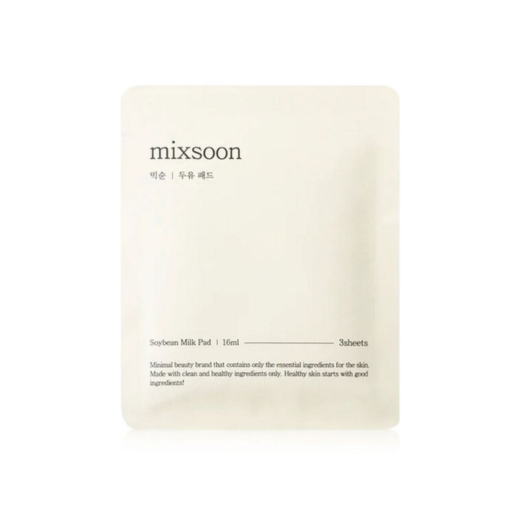[แผ่นโทนเนอร์ 1ซอง] MIXSOON Soybean Milk Pad 16ml