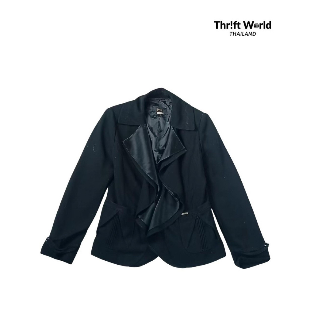 Blazer สูททำงาน เบลเซอร์ แขนยาว มือสอง สีดำ S53