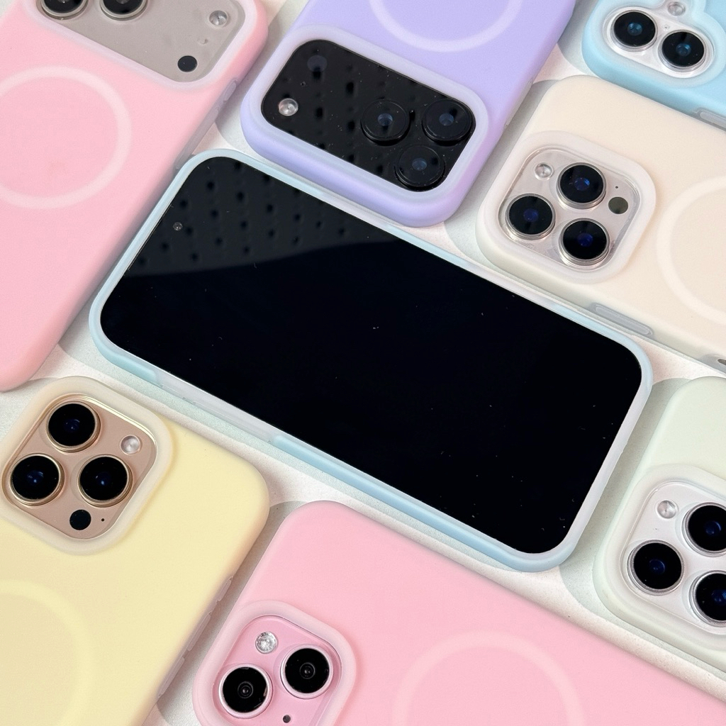 [i17] พร้อมส่ง E4S208🪼Jelly Case🍭เคสซิลิโคนชาร์จไร้สาย เคสแม่เหล็กขอบกล้องยกสูง เคสไอโฟน สำหรับ iPhone 13-17Pro,17Promax - รูปที่ 6