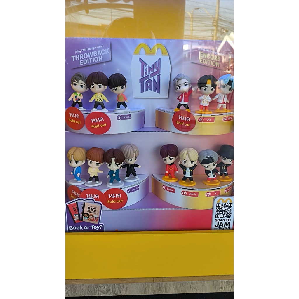 ชุด Happy Meal TinyTan รอบ McDonald's outfit